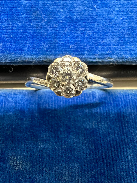 Diamond Cluster ring.