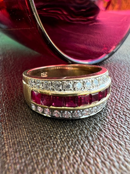 Ruby and Diamond Ring