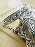 Dimond Ring Princess Cut Band.