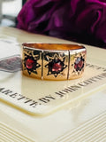 Antique Garnet Gypsy Ring.