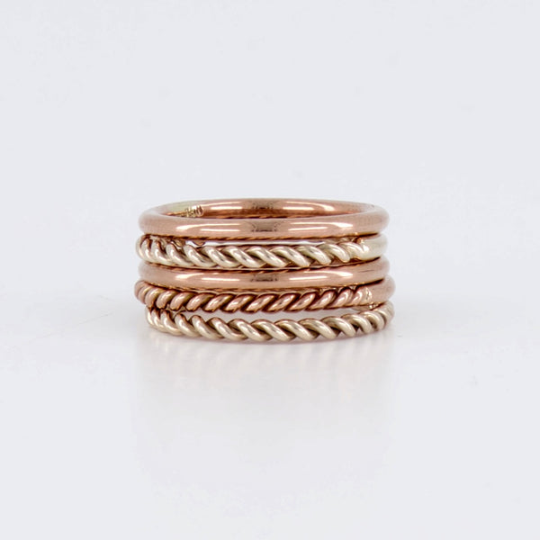 Gold Stacking Rings