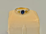 Yellow Sapphire ring set in 18ct gold
