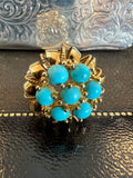 Turquoise Bombe Ring